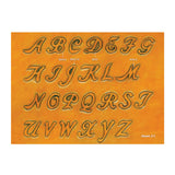 Maker Aid - 1" Cursive Alphabet