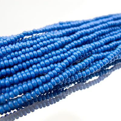 26-110247.SLC.jpg 11/0 Seed Beads - Opaque Steel Blue 22g Image