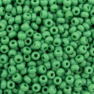 222-144009.SLC.jpg 10/0 Glass Seed Beads - Dark Green 20g Image