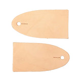 SHP105.Veg Tan.01.jpg Leather Shape - Strap End Tabs Image