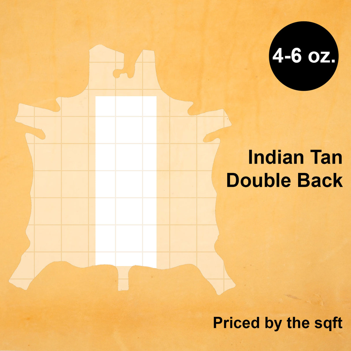 123-45.SLC.1.jpg 4-6 oz Indian Tan Double Back Image