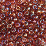 6/0 Seed Beads - Transparent Topaz AB 20g