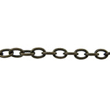 6mm Extender Chain - Antique Brass Ft