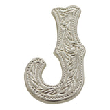 3/4" (J) Alphabet Letter - Silver