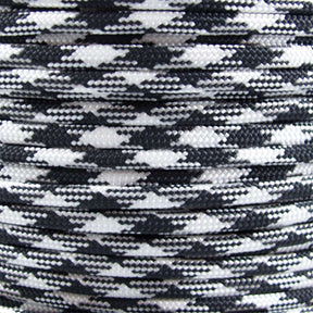 Paracord - Black & White yd