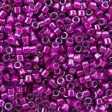 Delica Bead - Pale Blue Magenta Lined DB281
