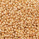 Seed Beads 10/0 Metallic Gold Solgel - 20g