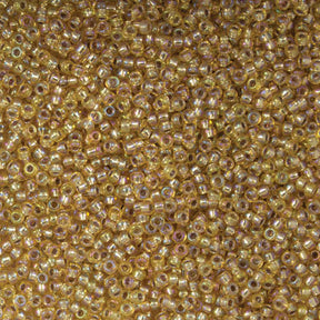 11/0 Seed Beads - Silver Lined Gold AB 23g