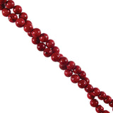 10mm Fossil Round Strand - Red
