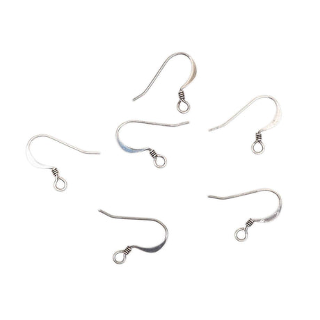 222-50215.SLC.1.jpg 6pk French Hook Earwire - Antique Silver Image