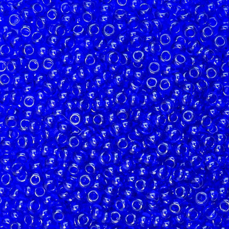 26-110266.SLC.01.jpg 11/0 Seed Beads - Transparent Royal Blue 20g Image