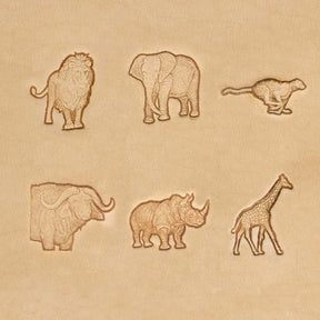 3D African Animal Stamps