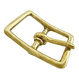 4-150400.SLC.jpg ¾" Center Bar Buckle Old 121 - Solid Brass Image