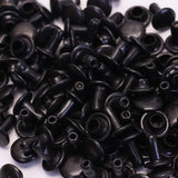 SBDCR.Shiny Black.Small.02.jpg Double Capped Rivet - Solid Brass Image