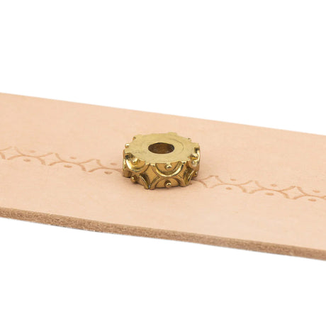 IBEW.Diamond Dot.01.jpg Ivan Brass Embossing Wheels Image