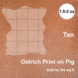 371-403.SLC.4.jpg Ostrich Print on Pig - Tan Image