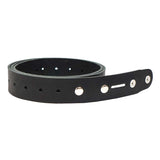 100-2123.SLC.1.jpg Single Hole Belt Blank w/ snaps - Hermann Oak Black Image