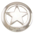 378-799302.SLC.jpg 1 ¼" Star Concho - Shiny Silver Plate Image