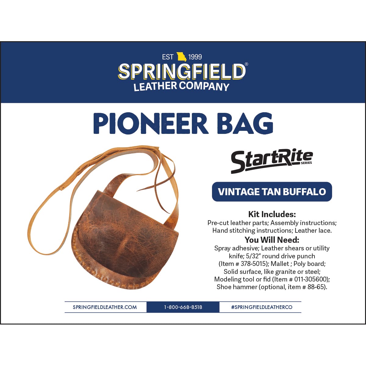 KIT001.Vintage Tan.01.jpg SLC Pioneer Bag Kit Image