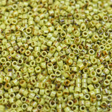 45-1132265.SLC.1.jpg Delica Bead - Picasso Chartruse Matte DB2265 Image