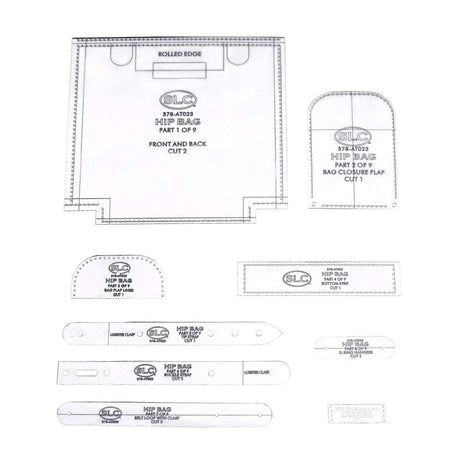 378-AT023.SLC.03.jpg Acrylic Template - Hip Bag Image