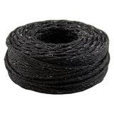 25yd Black Heavy Wax Thread