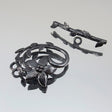 45-692313.SLC.jpg 23mm Floral Vine Toggle - Gunmetal Image