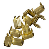 YKK #5 Bottom Stop Zipper - Solid Brass 10pk
