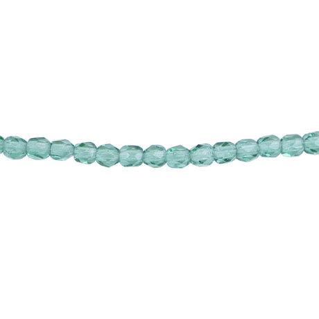339-13.SLC.1.jpg 3mm Praire Green Bead Strand - Firepolished Image