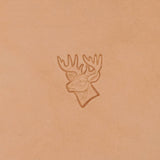 011-8834101.SLC.03.jpg Deer Head (Left) - 3D Stamp Image