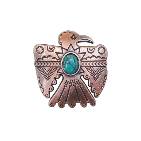 141-002.SLC.2.jpg 1 1/2" Thunderbird Concho - Copper Image