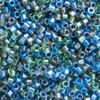 45-113985.SLC.jpg Delica Bead - Green & Blue Lined Mix DB985 Image