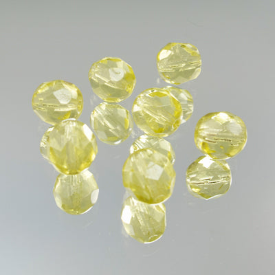 339-111.SLC.jpg 8mm Jonquil Bead Strand - Firepolished Image
