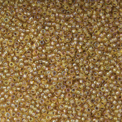 45-1191003.SLC.jpg 11/0 Seed Beads - Silver Lined Gold AB 23g Image