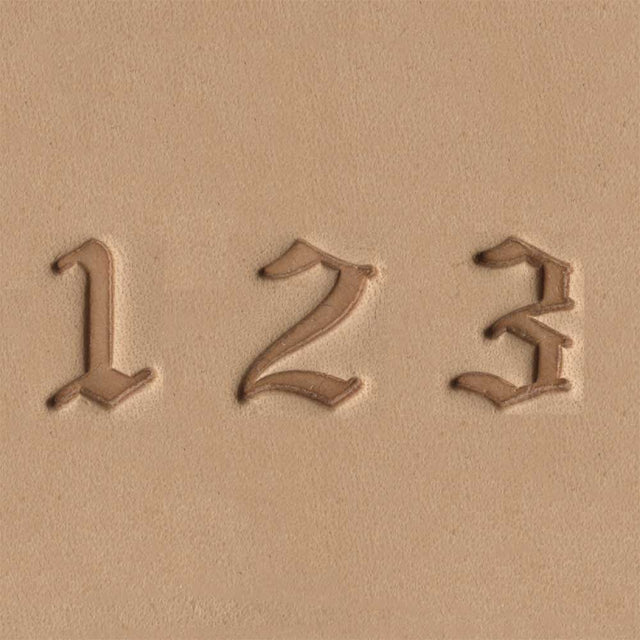 011-814210.SLC.jpg 3/4" Old English Number Stamp Set Image