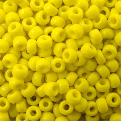 45-89404.SLC.jpg 8/0 Seed Beads - Opaque Yellow 22g Image