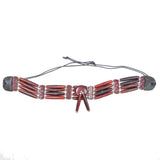 16-5454.SLC.2.jpg Bone Choker - Red W/Drop Image