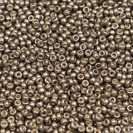 45-1594222.SLC.1.jpg 15/0 Seed Beads - Duracoat Galvanized Pewter 8.2g Image