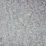 11/0 Seed Beads - Crystal AB 22g
