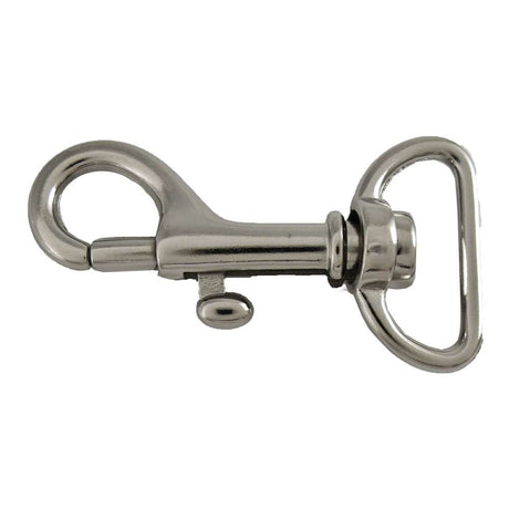 152-99902.SLC.jpg 1" Spring Swivel Snap - Nickel Plate Image