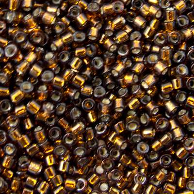 45-113612.SLC.jpg Delica Bead - Silver Lined Topaz Dyed DB612 Image