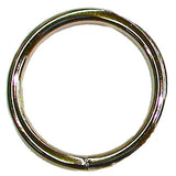 One and Three Quarter Inch Nickel Plate Welded Ring 10 Pack