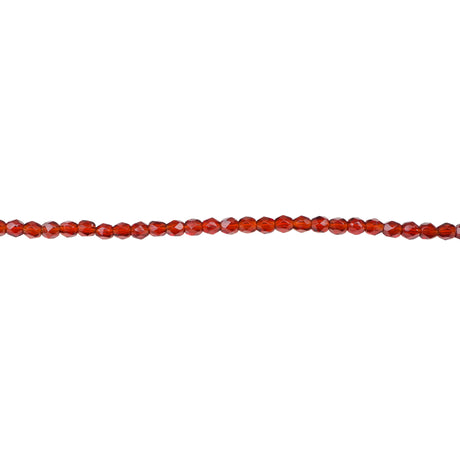 339-20.SLC.1.jpg 3mm Garnet Bead Strand - Firepolished Image