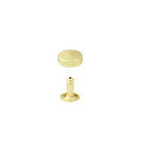 RFR.Brass Plated.11mm.01.jpg Raised Flat Rivets - 100 Pack Image