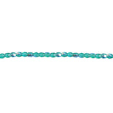 3mm Emerald AB Bead Strand - Firepolished