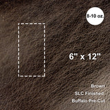 133-420201.SLC.1.jpg 6"x12" Brown Buffalo Pre-Cut Image