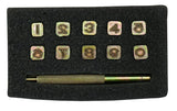 011-1110.SLC.01.jpg 1/4" Open Face Number Stamp Set Image