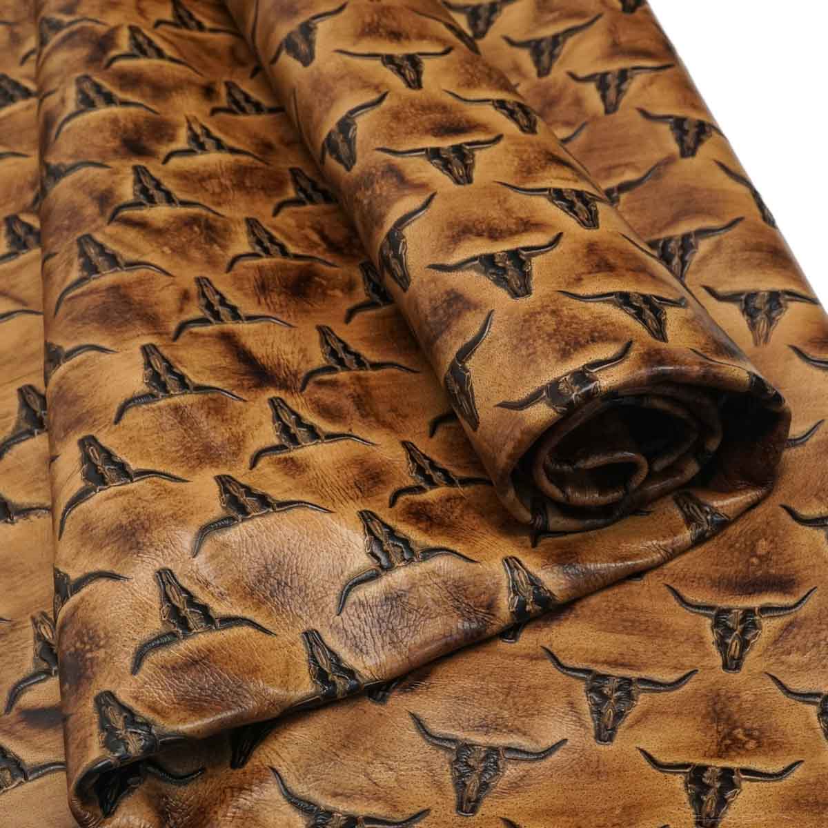 LHEC.Sepia.Small.01.jpg Longhorn Embossed Cow Image