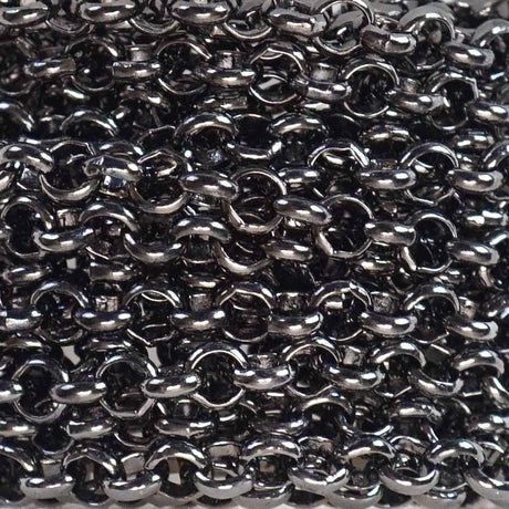 222-439.SLC.02.jpg 4mm Rolo Chain - Gunmetal Ft Image
