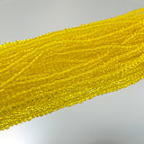 11/0 Seed Beads - Transparent Yellow
